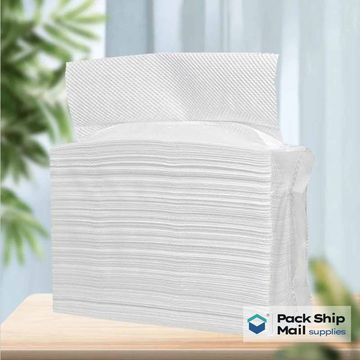 Twenty-four packs of Paper Express Napkin Interfold, neatly packaged in a case.