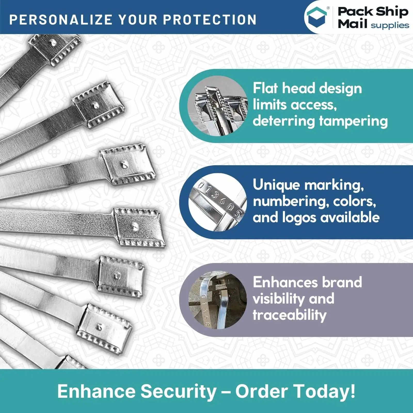 Product: Metal Seal Flat Head Screws - 227 MM Length - 400 Screws Per Case