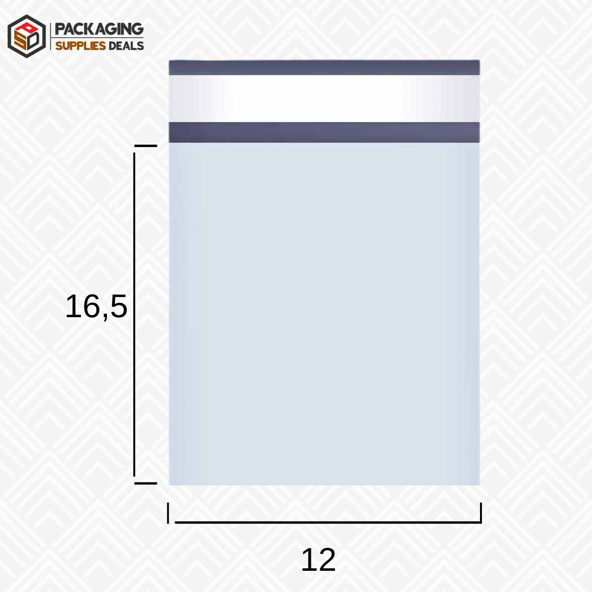 Image of 12" x 16.5" Poly Mailers - 100 Per Case