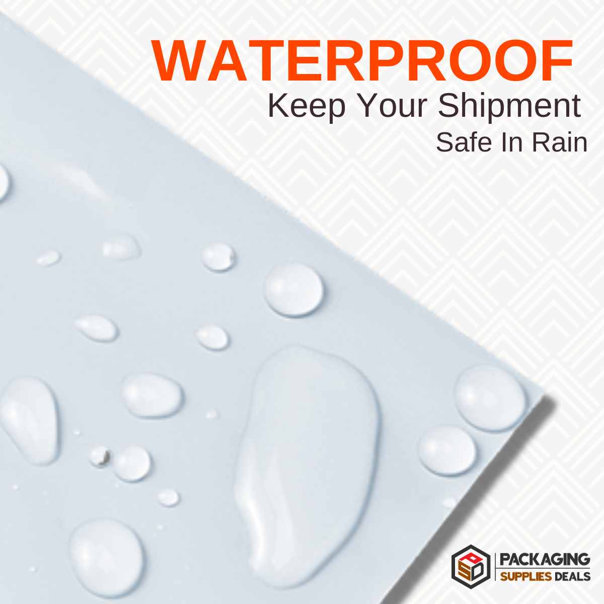 Image of a case containing 24" x 24" Poly Mailers, 100 per case - ideal for secure shipping and packaging.