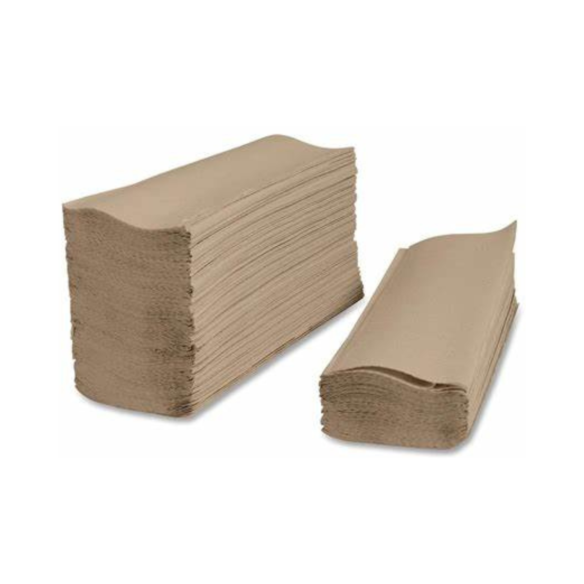 Kraft multifold paper towels, sold in a case of 16 packs.