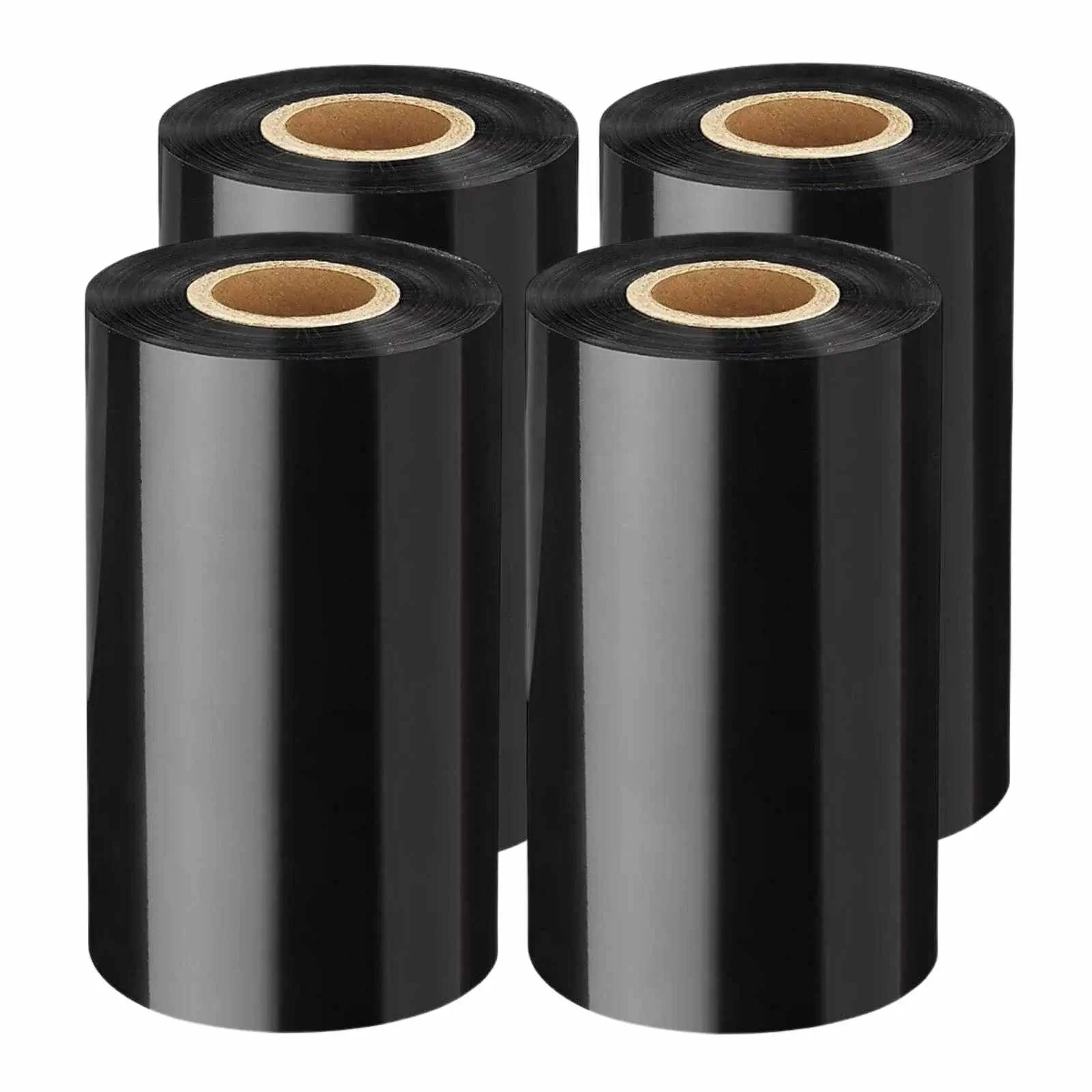 Datamax Compatible Thermal Transfer Ribbon: 4 Rolls, Black, 4.33" x 1181' Per Case