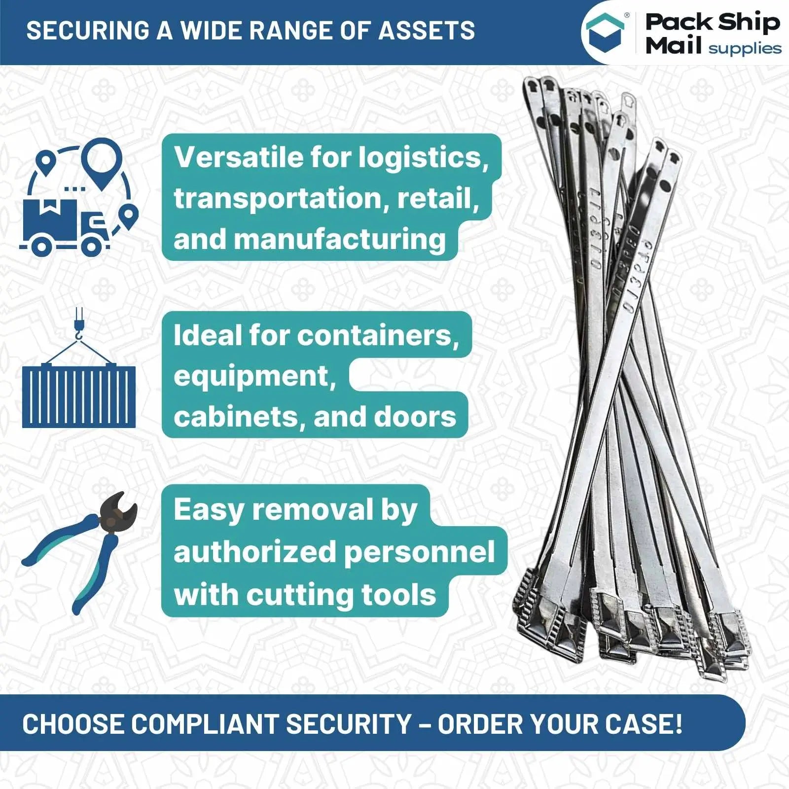 Product: Metal Seal Flat Head Screws - 227 MM Length - 400 Screws Per Case