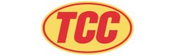 TCC logo, highlighting expertise in Colombian transport and logistics.