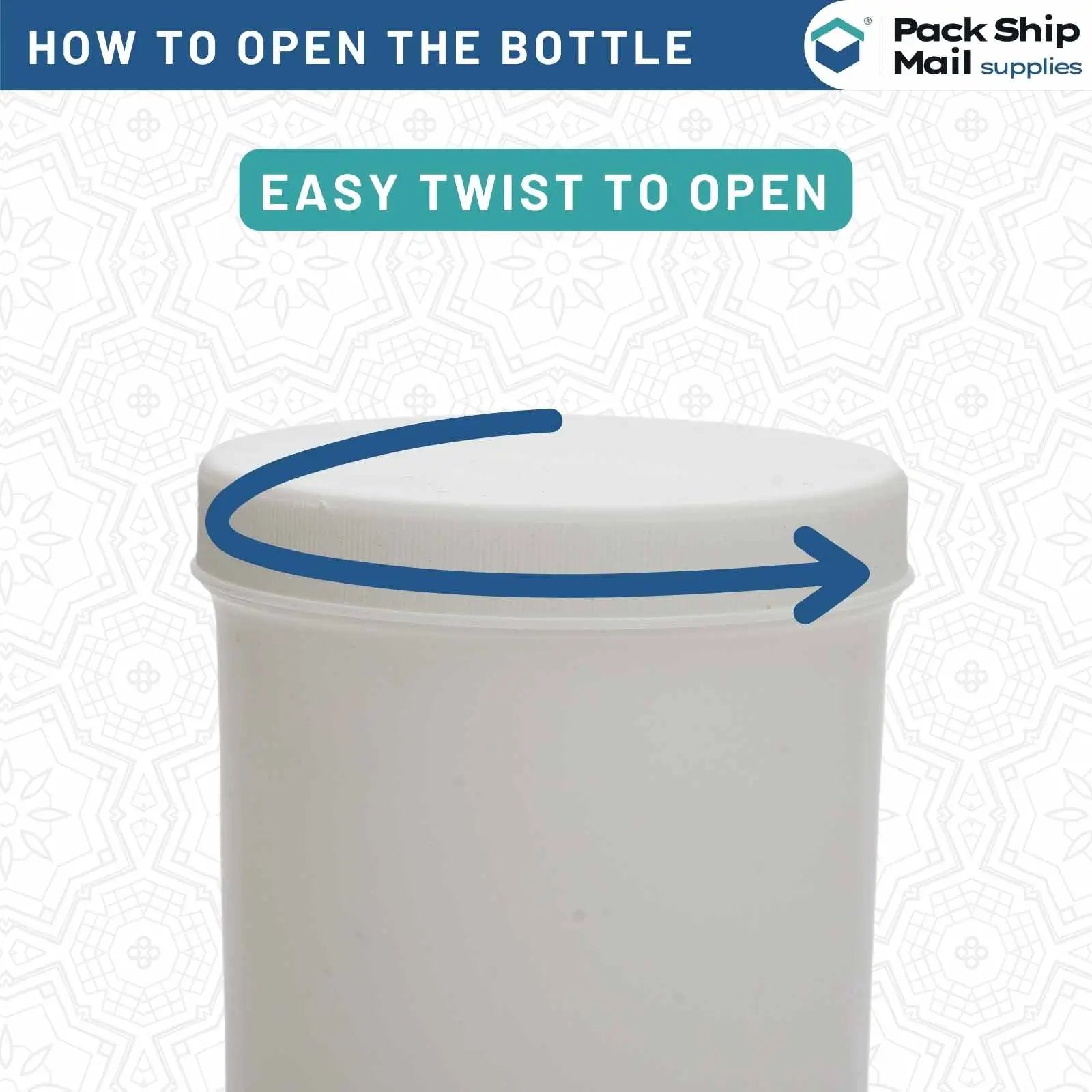 The image showcases a case of 50 1 oz white ointment jars.