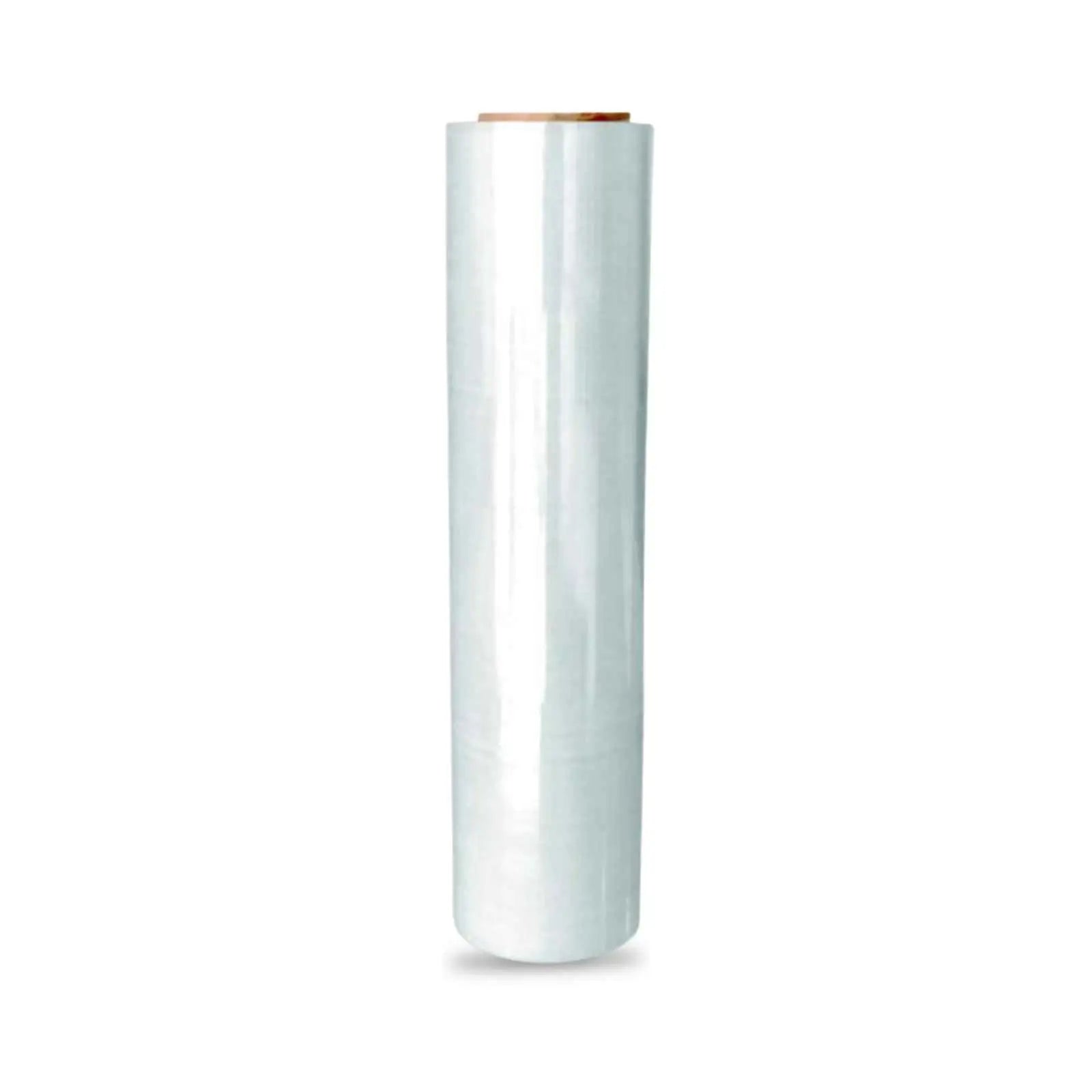 One roll of 20-inch by 5000-feet 80 gauge cast machine stretch clear film, individually packaged in a case.
