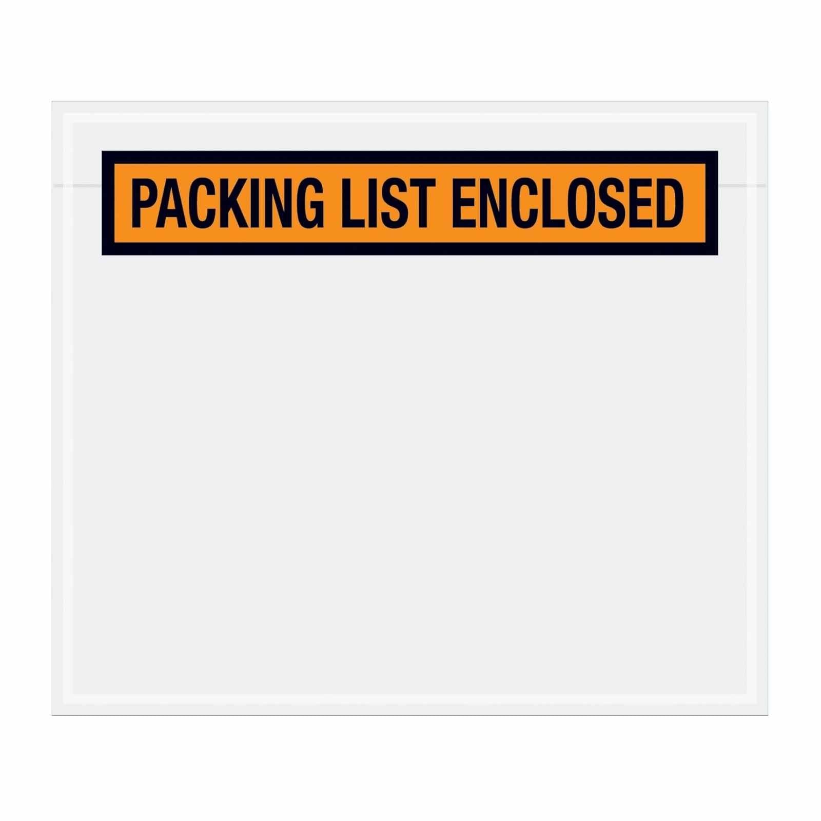 Product Image: 4.5 x 5.5 Packing List Envelope with Panel Face - 500 Per Case